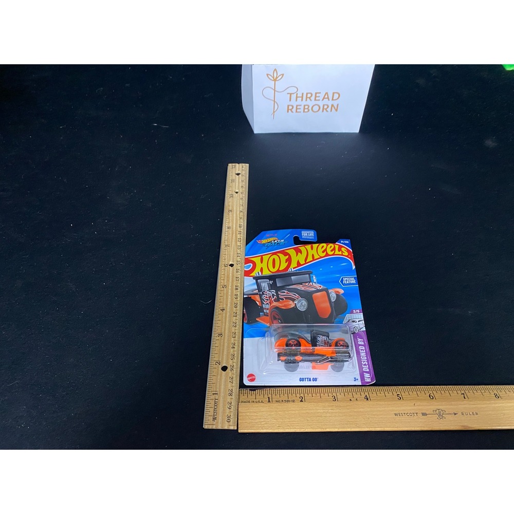 Hot Wheels Gotta Go Orange HW Designed By Diecast‎ Car N238